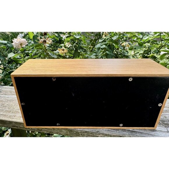 Lg Pet Cremation Urn Inlay Paw Print Wood Box Cat Dog Ashes Memorial Chest 10” - Picture 8 of 13